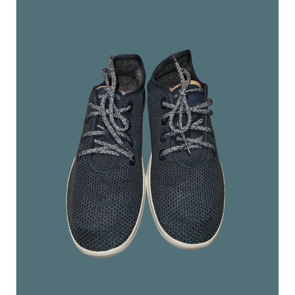 Allbirds Tree Runner Lace Up Blue Sustainable Comfy Travel Knit Sneakers Men 9